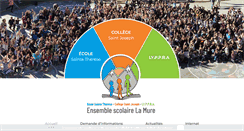 Desktop Screenshot of enseignementprive-lamure.com